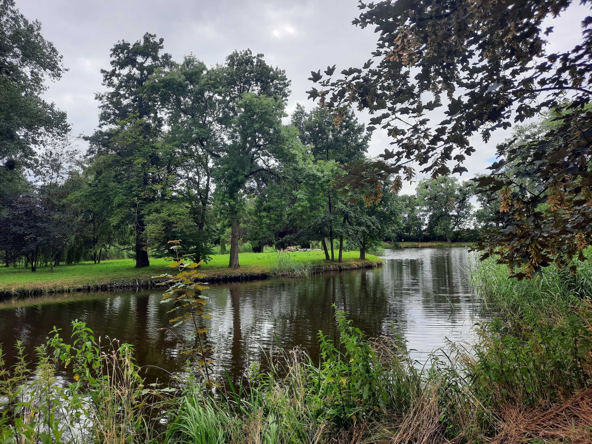 dworek dwór pałac park zabytek Popowo Kościelne gm.Mieścisko 5,03ha