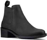 Botki Clarks Memi Zip Black Leather - roz.38 super stan