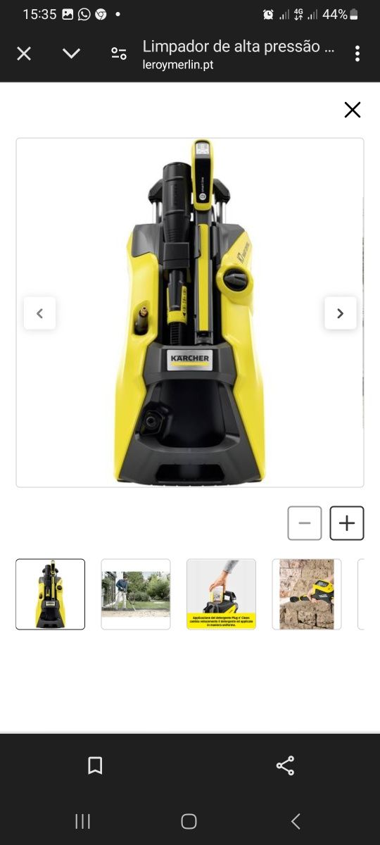 Aluguer de Maquina de Pressão K7