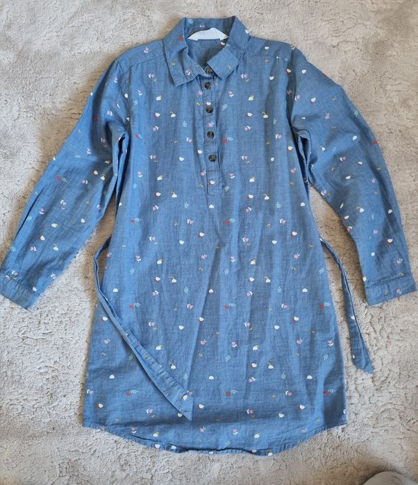 Tunika koszula H&M związywana r. 134 cm