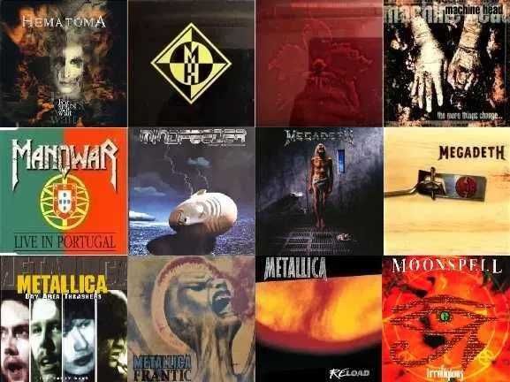 60 CDs - METAL - Raros - Muito Bom Estado