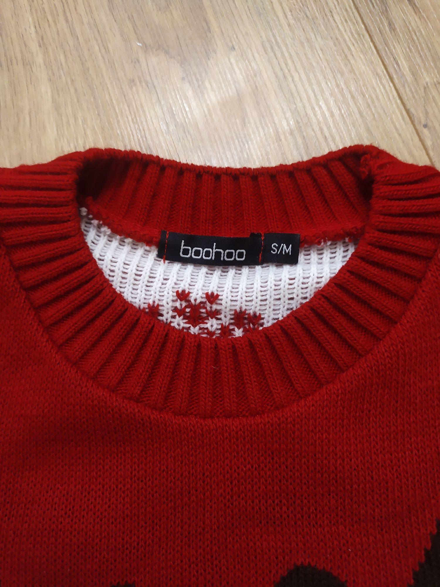 Sweter świąteczny damski boohoo S/M