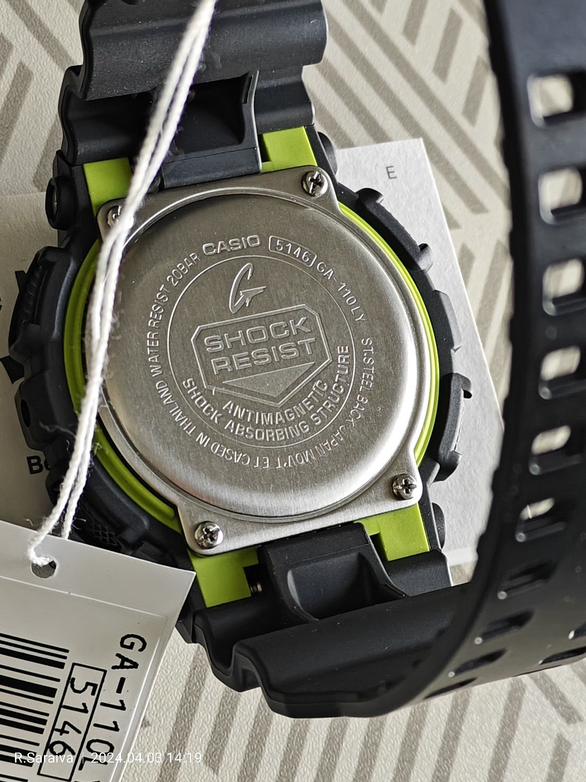 Casio G-Shock GA-110LY (NOVO C/ ETIQUETAS)