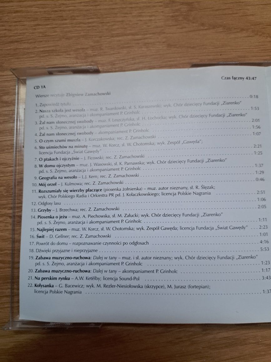 Wesoła szkoła I przyjaciele kl. 3 - płyty CD 2003 r.