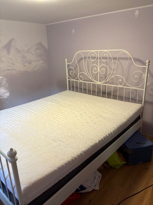 Rama łóżka leirvik ikea 160x200