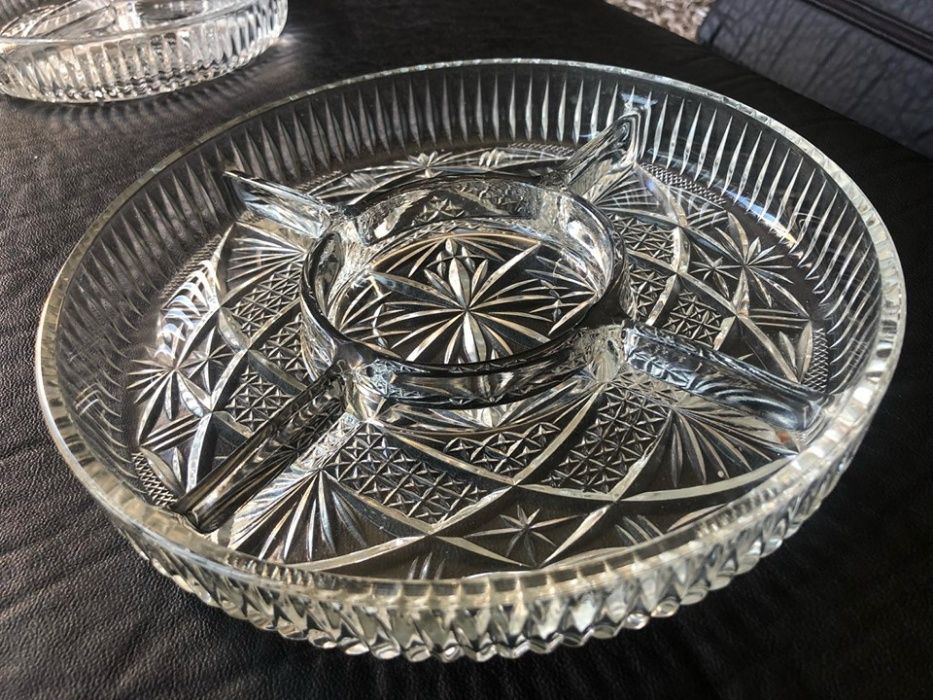 travessa de Natal e Pratos para  aperitivos