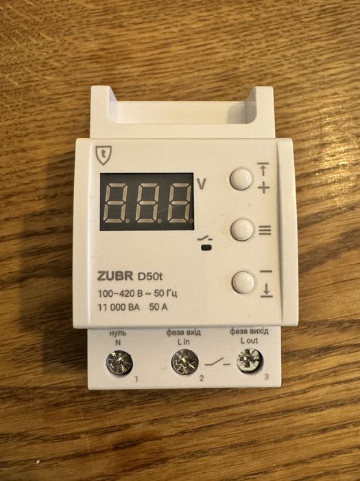 Реле напруги ZUBR Зубр d40t