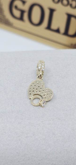 Złoty charms próba 585 14k