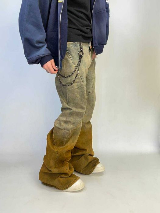 Rick Owens DRKSHDW jeans клеш кльош джинси flared джинсы opium archive