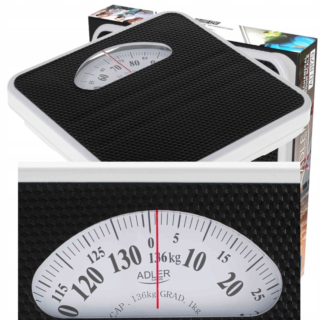 Waga łazienkowa mechaniczna do 136 kg  ADLER AD 8179
