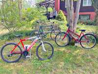 3 rowery używane rekreacyjne sprzedaż razem