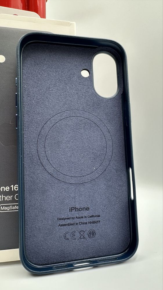 Skórzane Magsafe Etui do Iphone’a 16 Blue