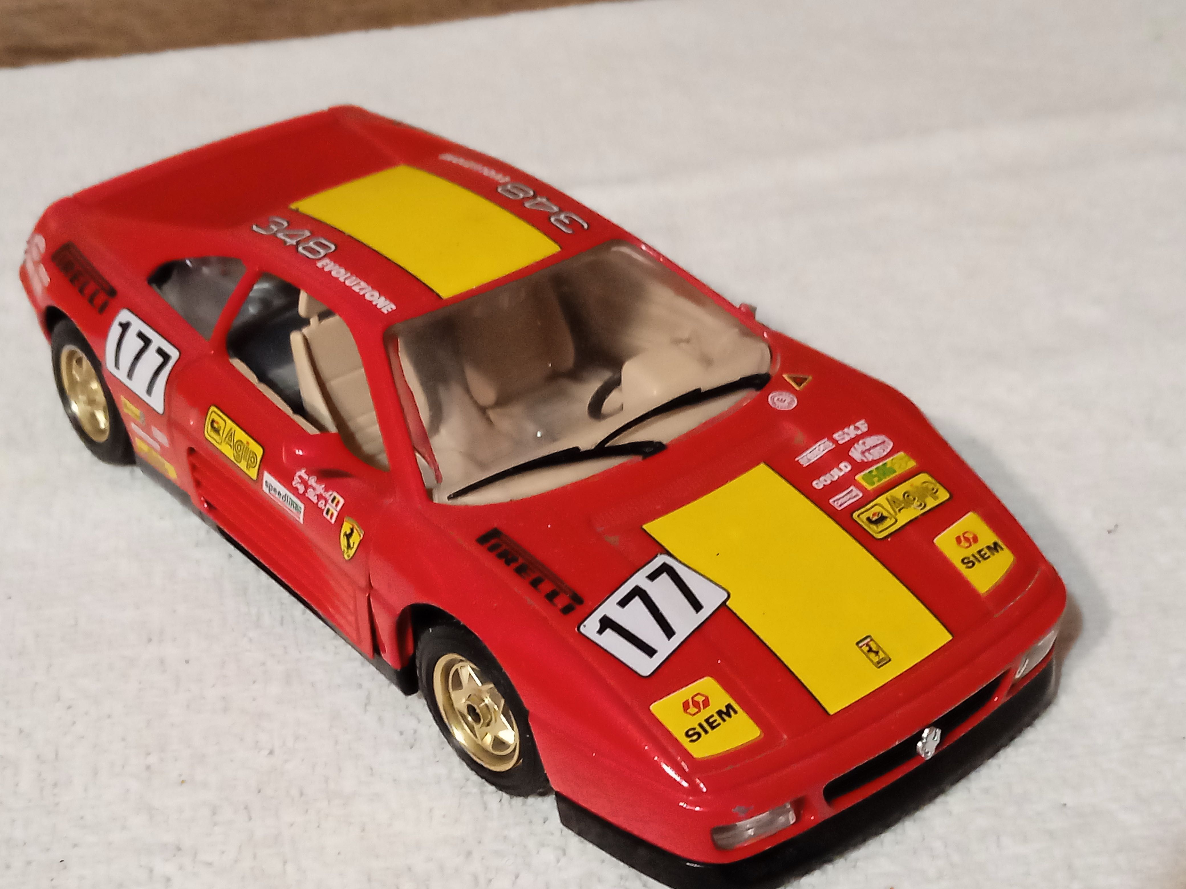 model Ferrari 348tb Burago 1/24