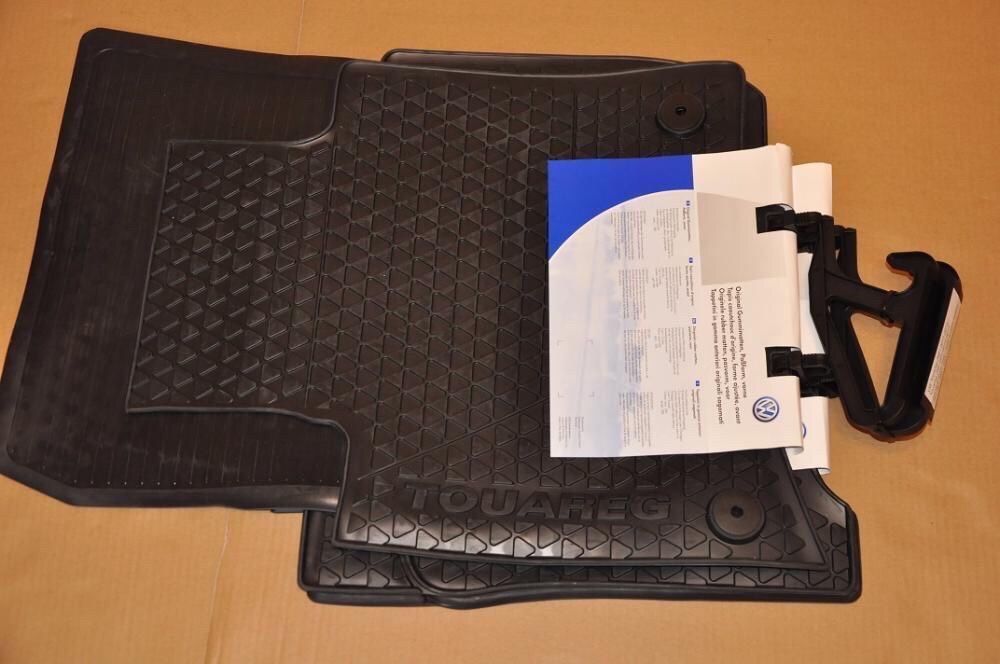 Коврики Оригінал VW Touareg 3 7L 7P 76106150082V Оригинал велюр,резина