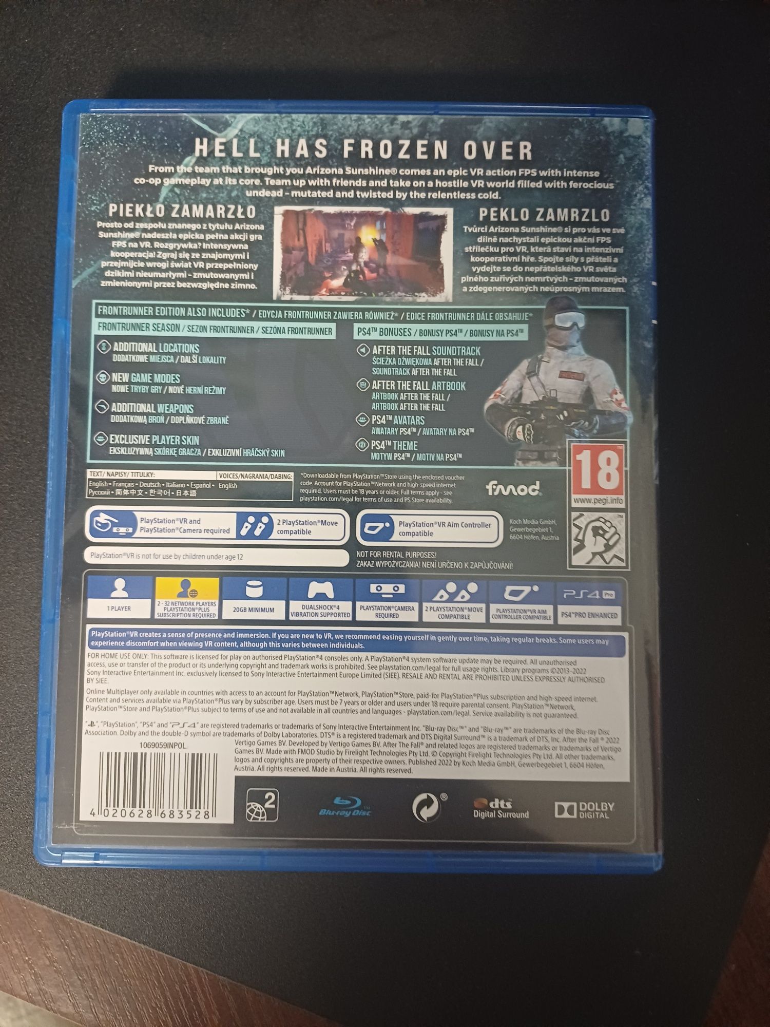 ГраAfter the Fall: Frontrunner Edition для PlayStation 4.