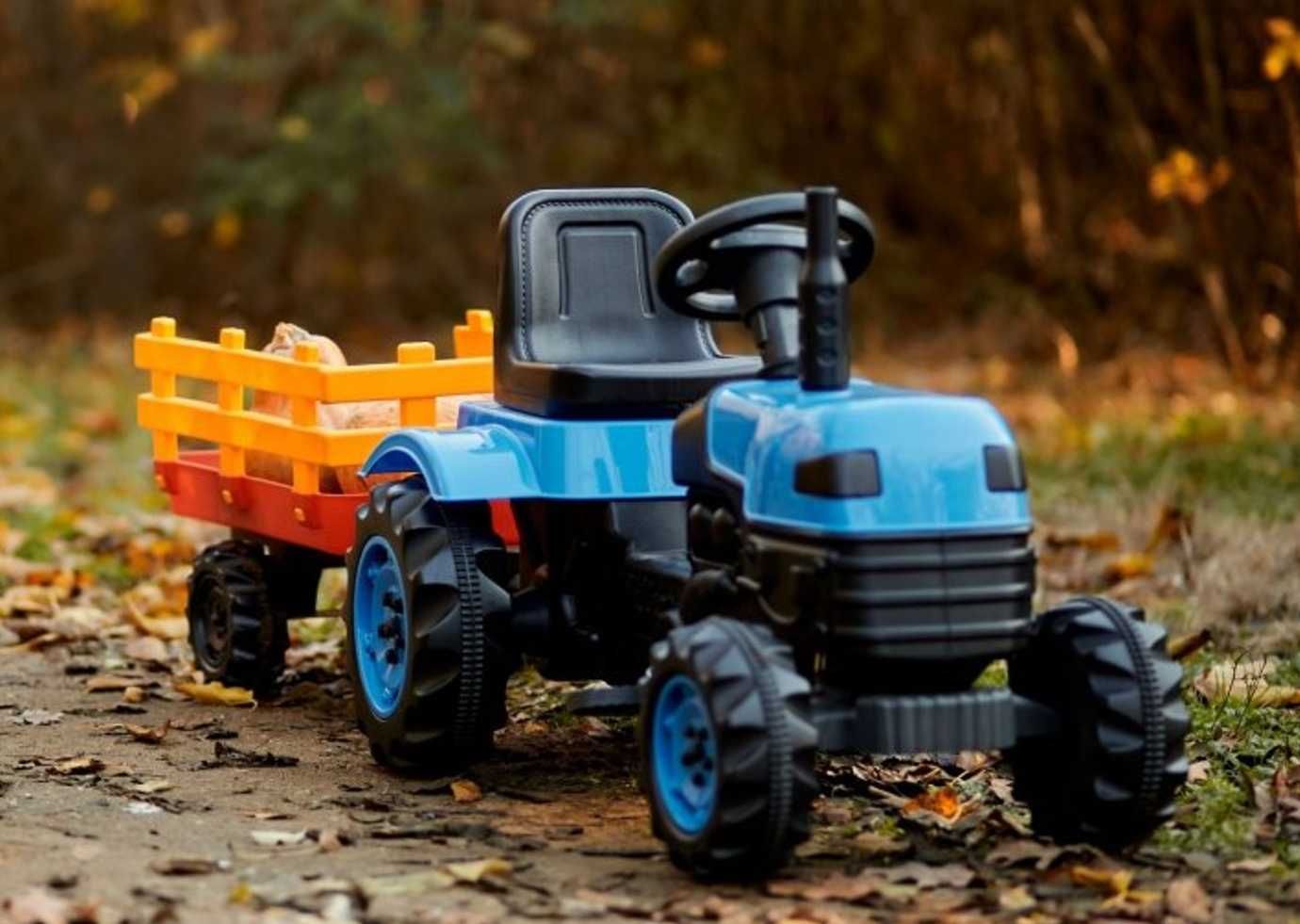 Іграшка вело трактор на педалях з причепом на 2 - 4 рочки дитині