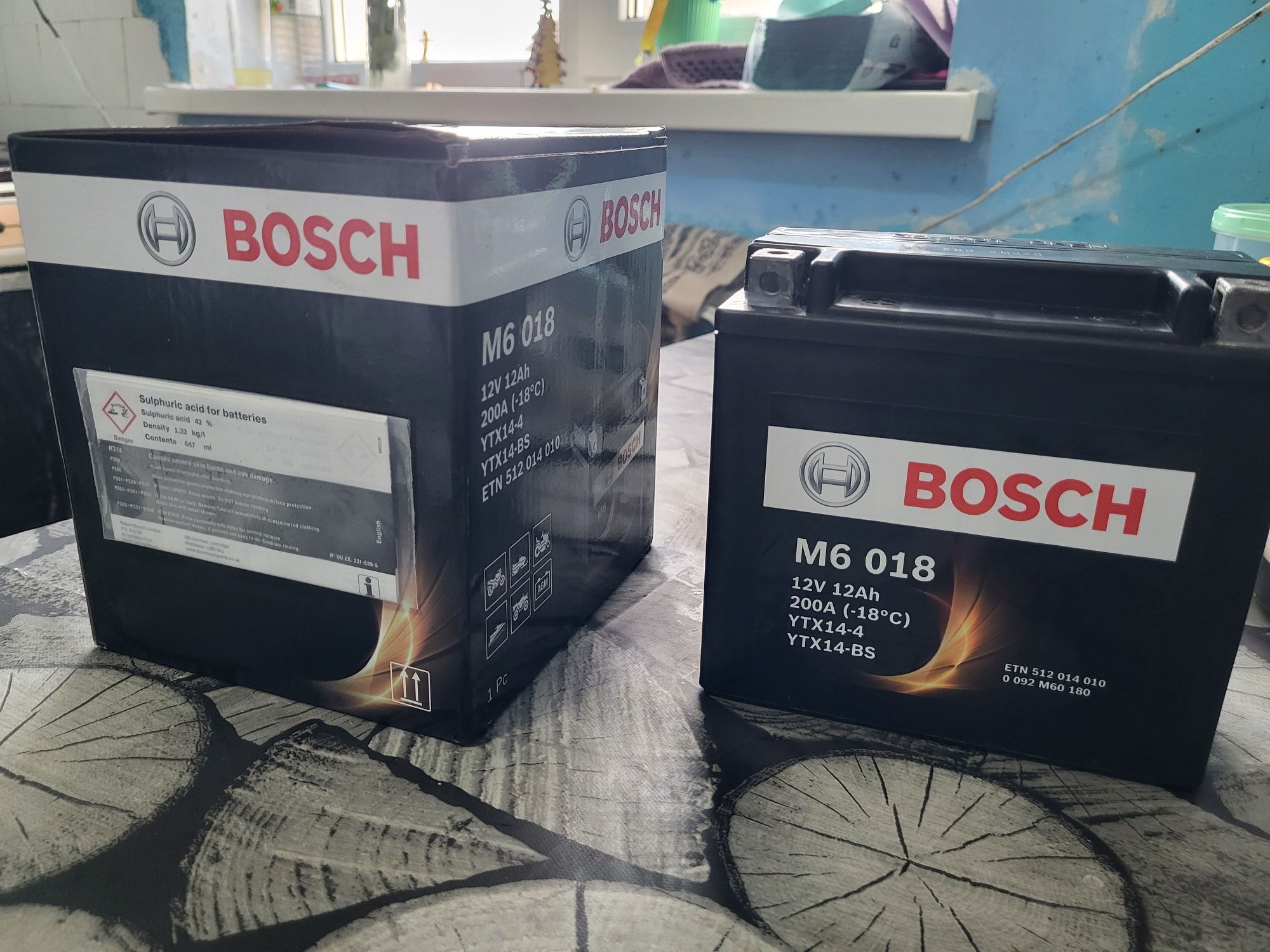 Аккумулятор BOSCH 12V 12Ah