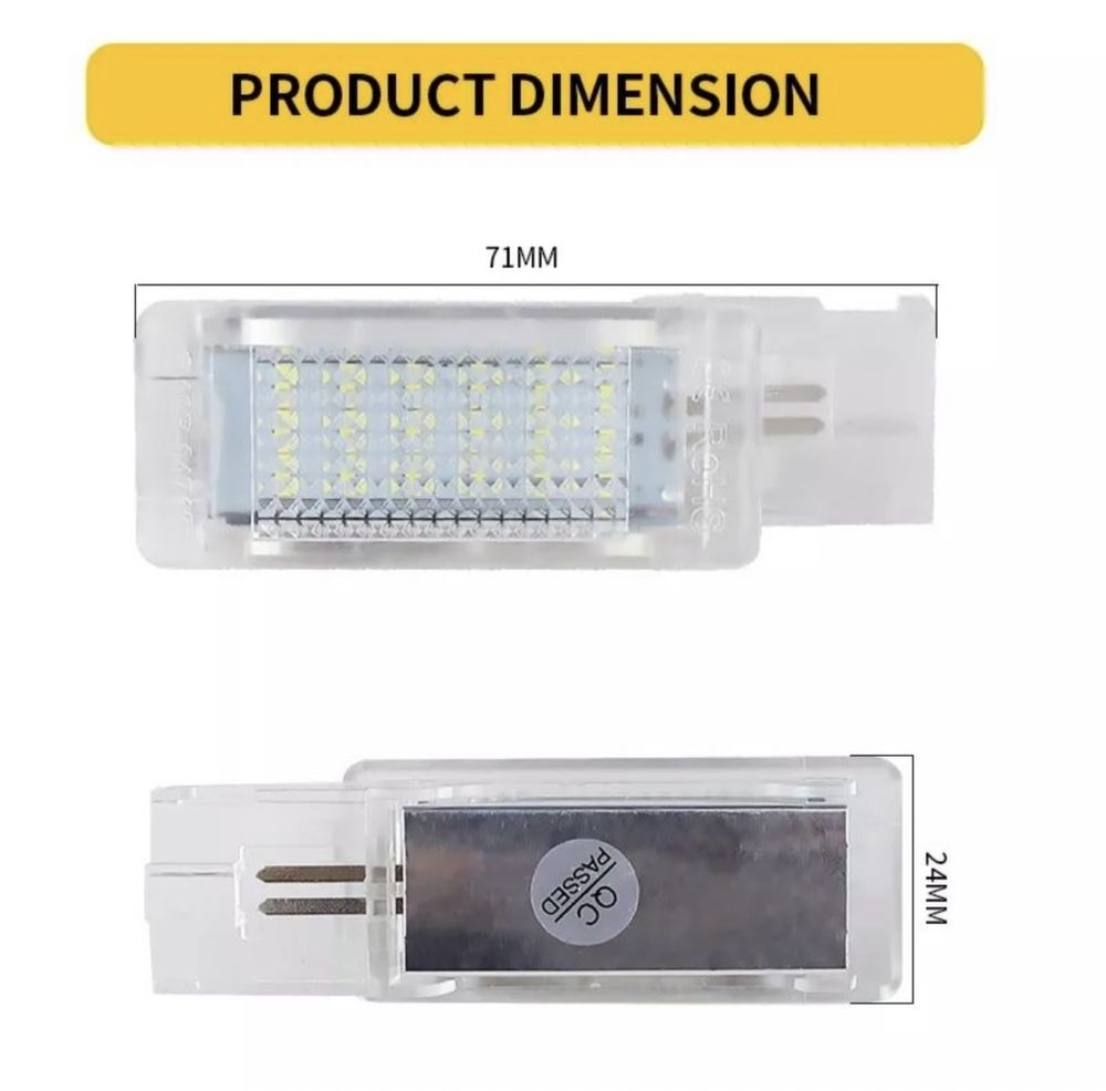 LED подсветка салона ног, дверей и багажника Volkswagen/Skoda