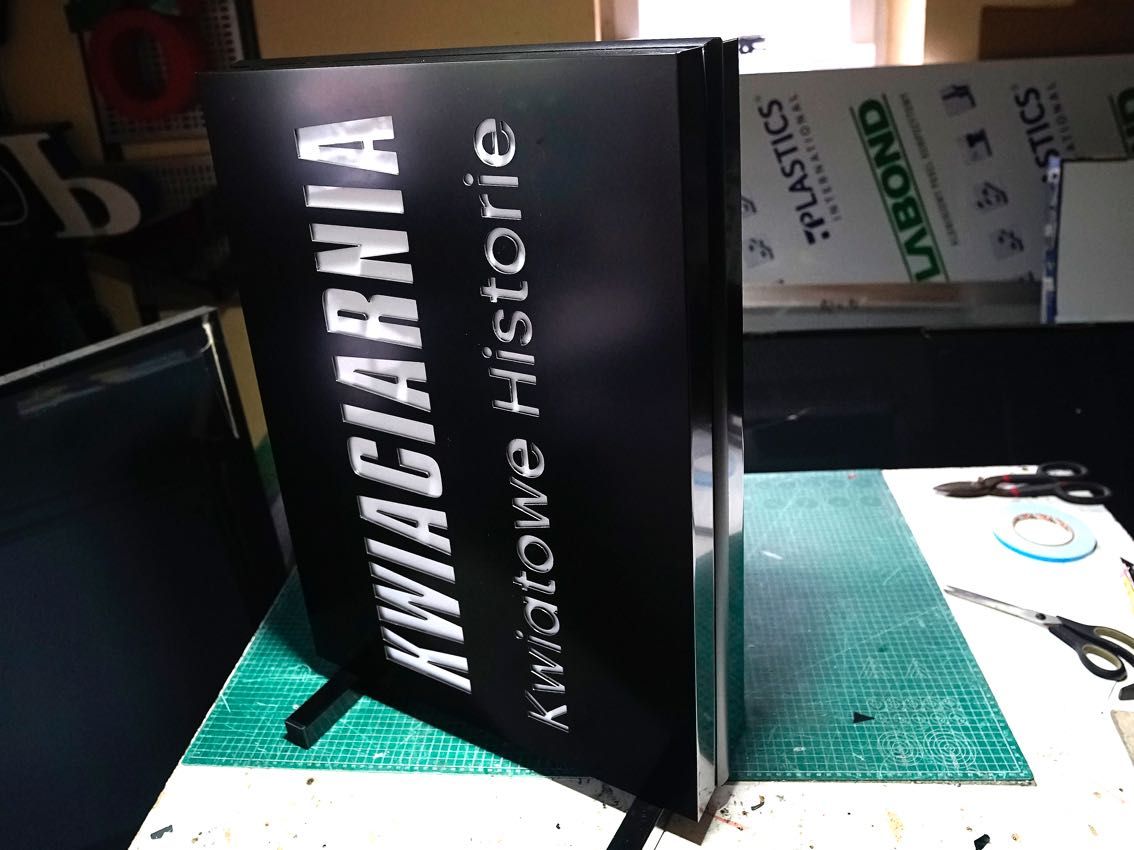 Kaseton dibond dwustronny 50x70