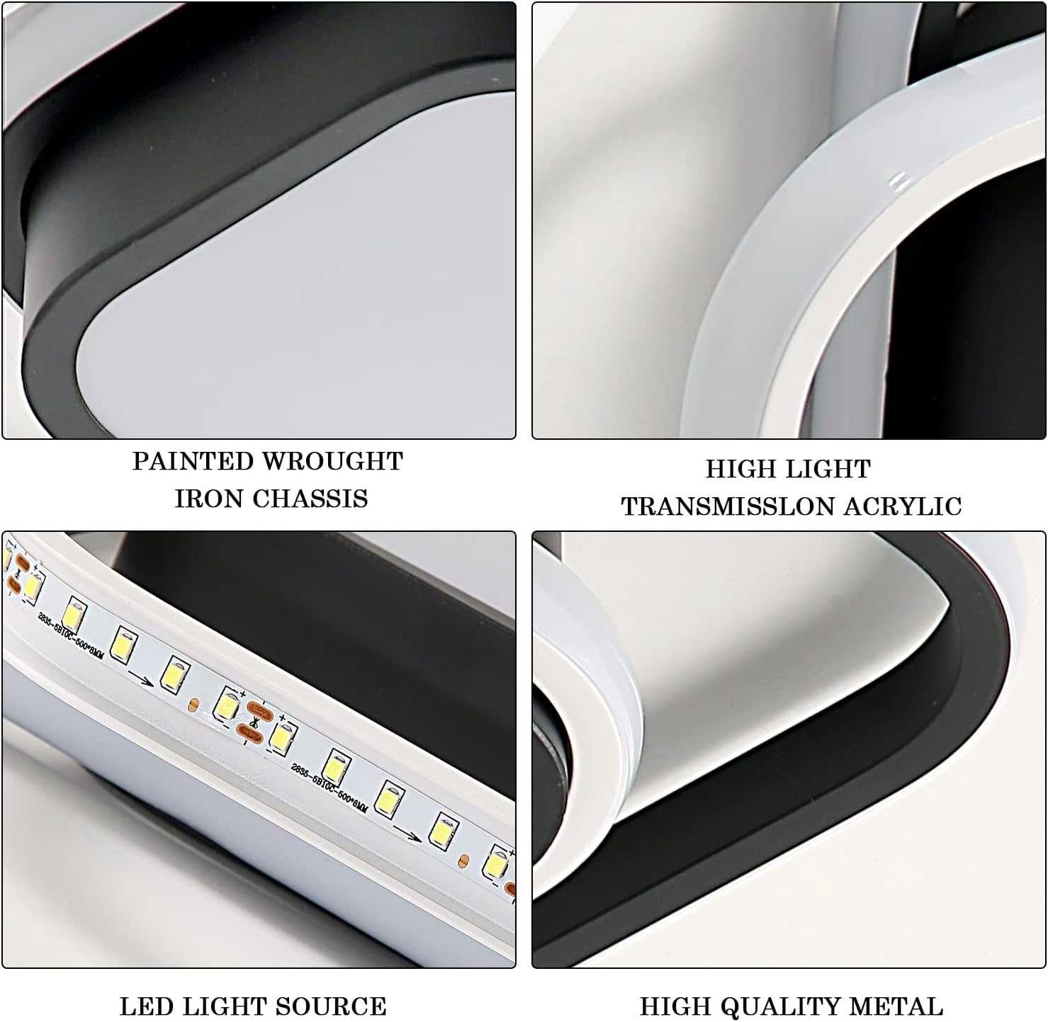 Nowoczesna Lampa Sufitowa LED 32 W Barwa 6000K i 2500 LM