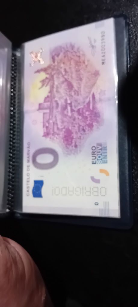 Mini coleção 16 notas souvenir