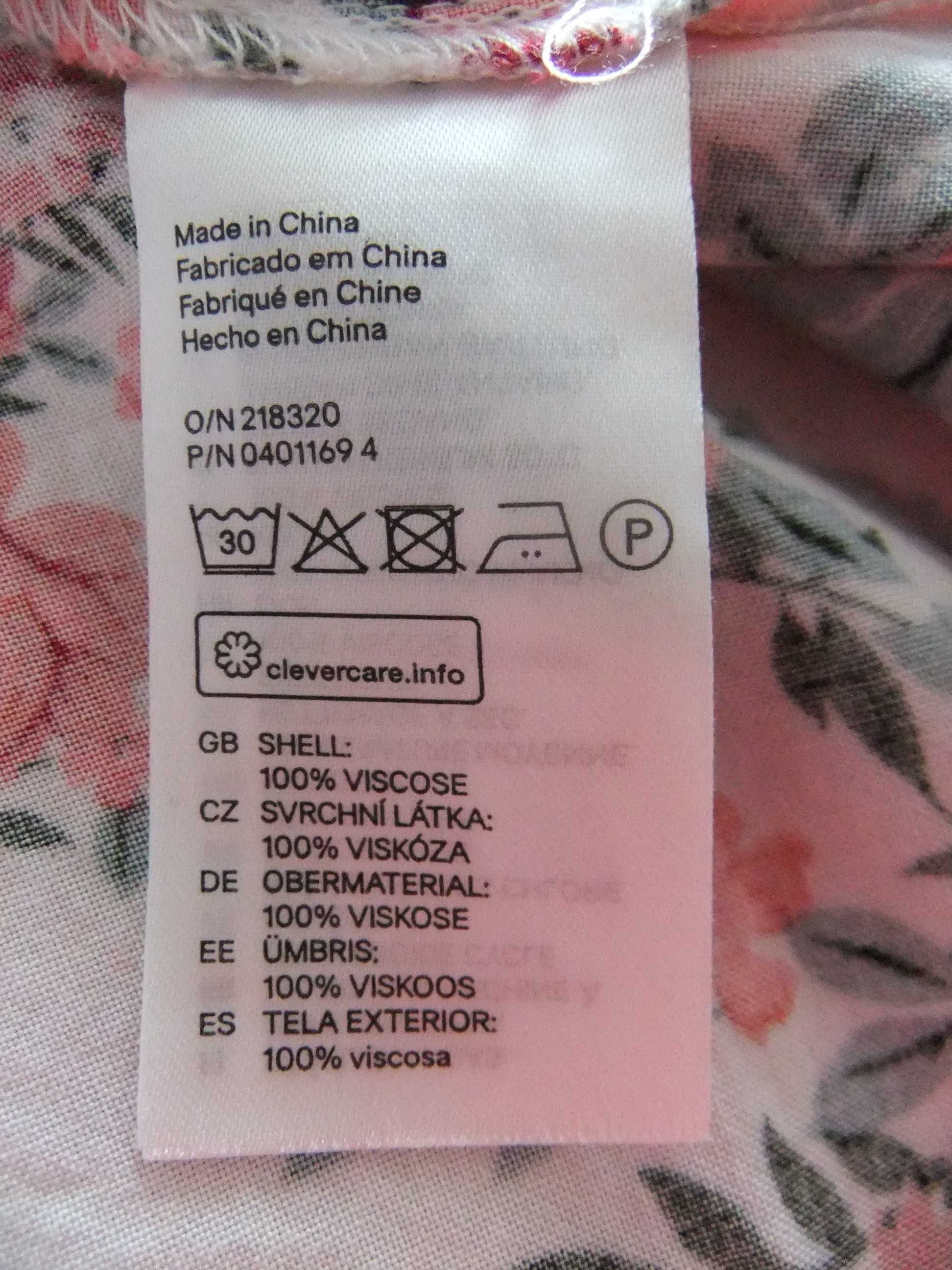 H&M sukienka na ramiączkach na lato , kwiaty , rozm XS , S