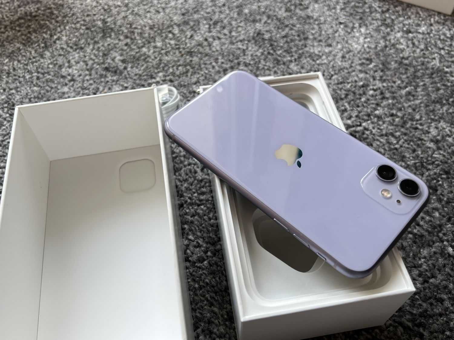 iPhone 11 128GB PURLE FIOLETOWY Violet Bateria 100% Gwarancja