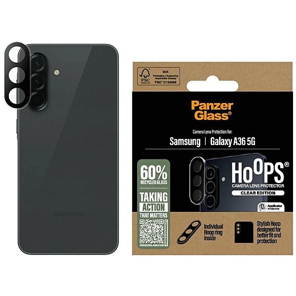 Szkło hartowane na obiektyw PanzerGlass Hoops Lens Protector na Samsun