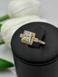 Pierścionek 1,06ct z naturalnymi brylantami 0,70ct + 0,36ct certyfikat