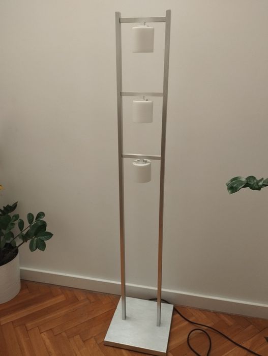 Lampa podłogowa, aluminiowa Fischer leuechten
