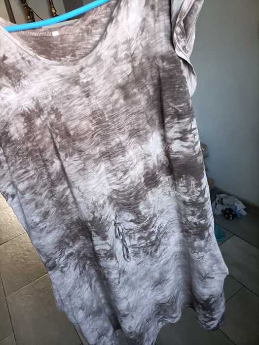 Sukienka damska 52 cienka krótki rękaw