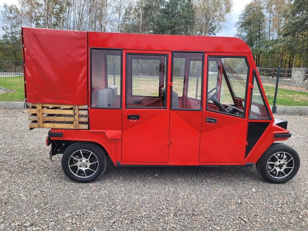 Melex 4 osoby + skrzynia kabina alufelgi po remoncie transport Straż