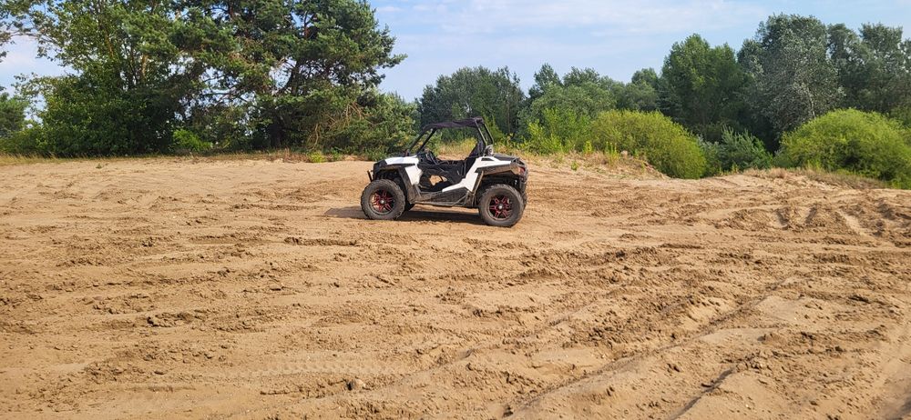 Polaris RZR 900. 2016r 75KM ledbar wciagarka