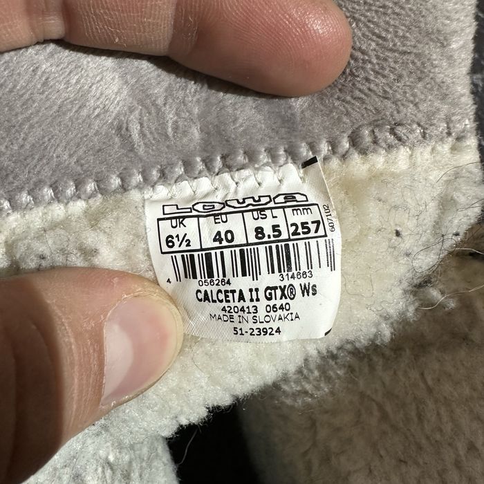 Зимові утеплені водонепроникні ботінки Lowa Gore tex 40 розмір 25.5 см