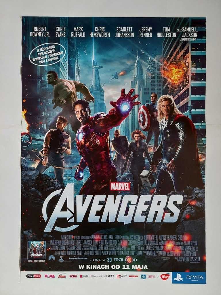 Plakat filmowy oryginalny - Avengers