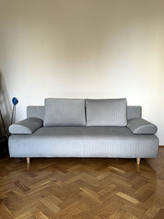 NOWA ZOJA kanapa rozkładana szara