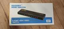 8-portowy przełącznik HDMI 4K-30Hz firmy DGODRT plus pilot