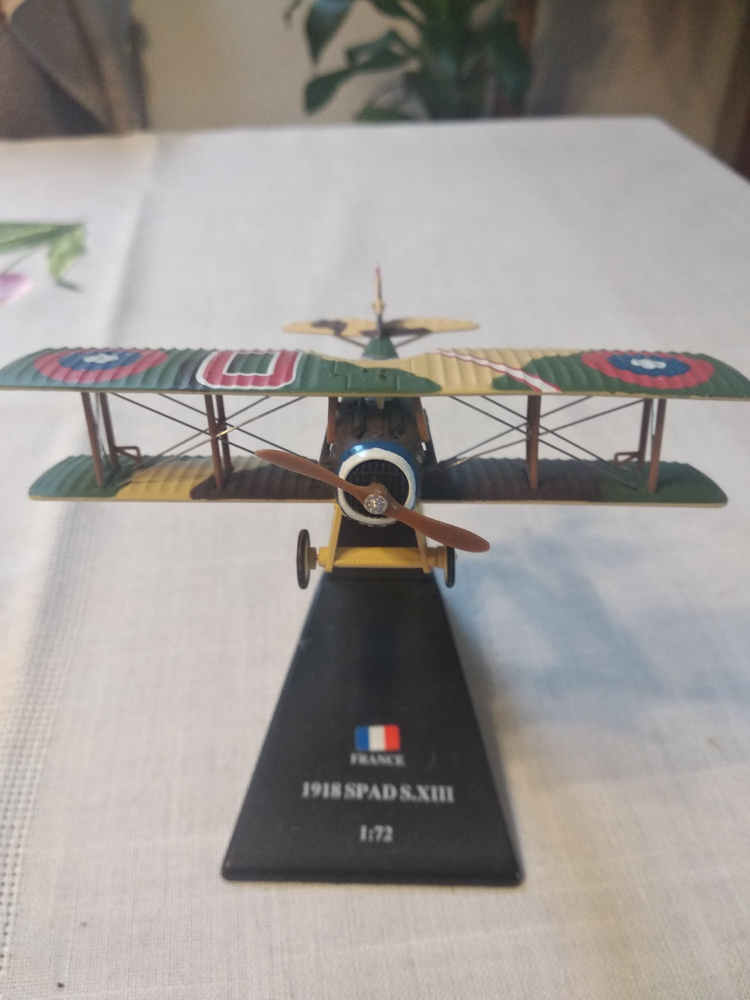 Model metalowo plastikowy samolotu SPAD S.XIII 1918 skala 1:72