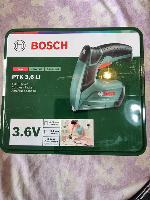 Zszywacz akumulatorowy Bosch PTK 3,6V