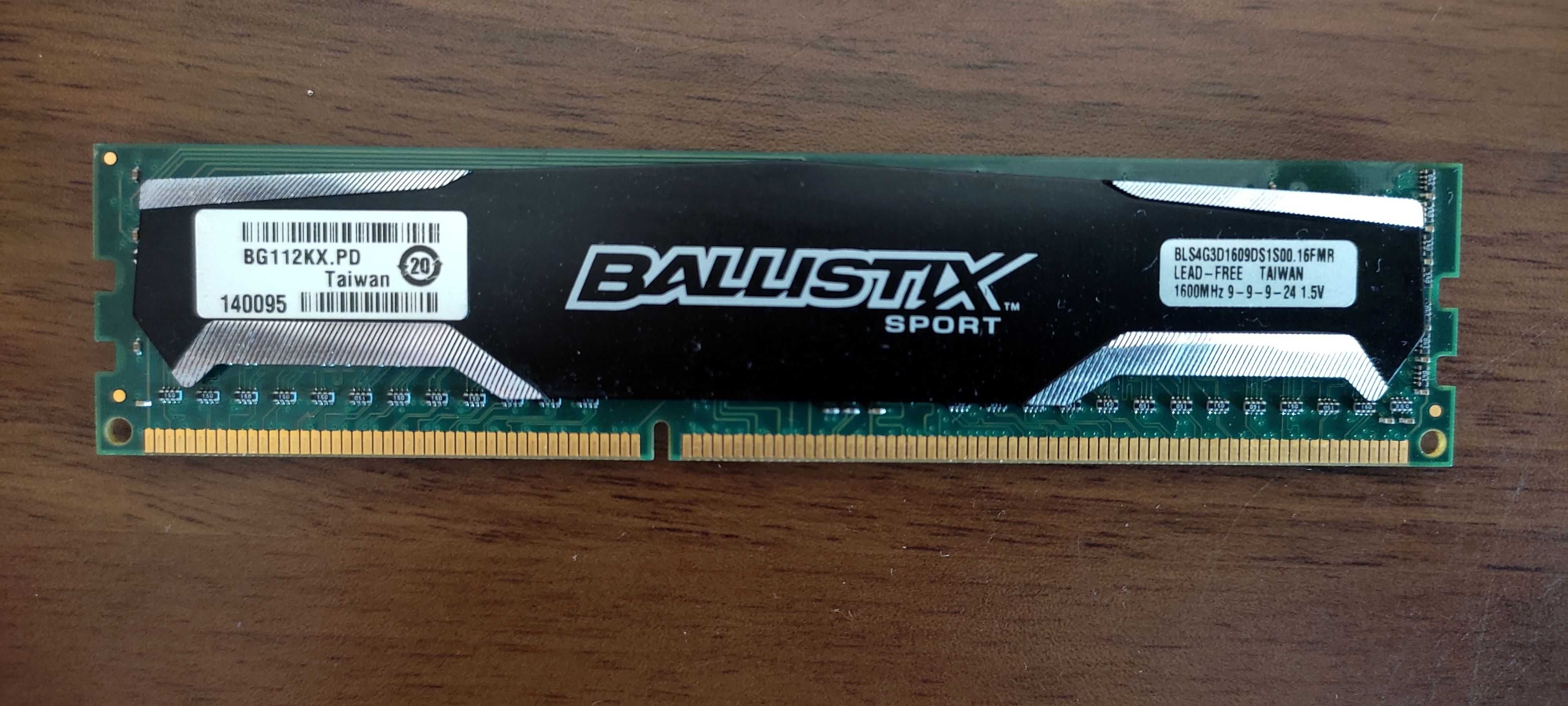 Ігрова оперативна пам'ять Crucial Ballistix Sport DDR3