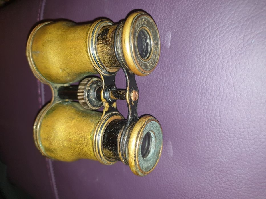 Binóculos de ópera Lemaire Paris muito antigos em latão