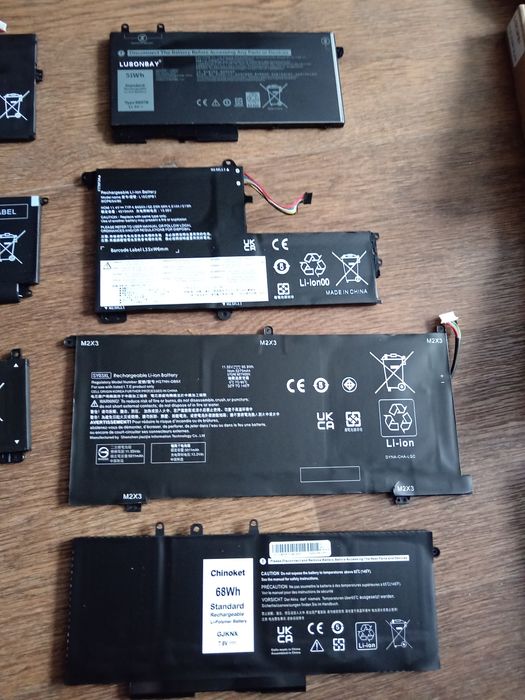 Новые АКБ для ноутбука Dell, Huawei, HP, Asus, Lenovo