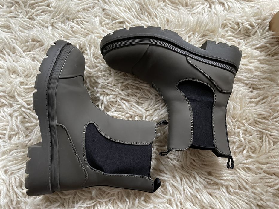 Ботильйони, гумові чоботи, ботинки, резиновые ботинки