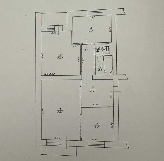 Продається 3-кімн квартира 4 поверх на вул.Гетьманській поряд з Тищика