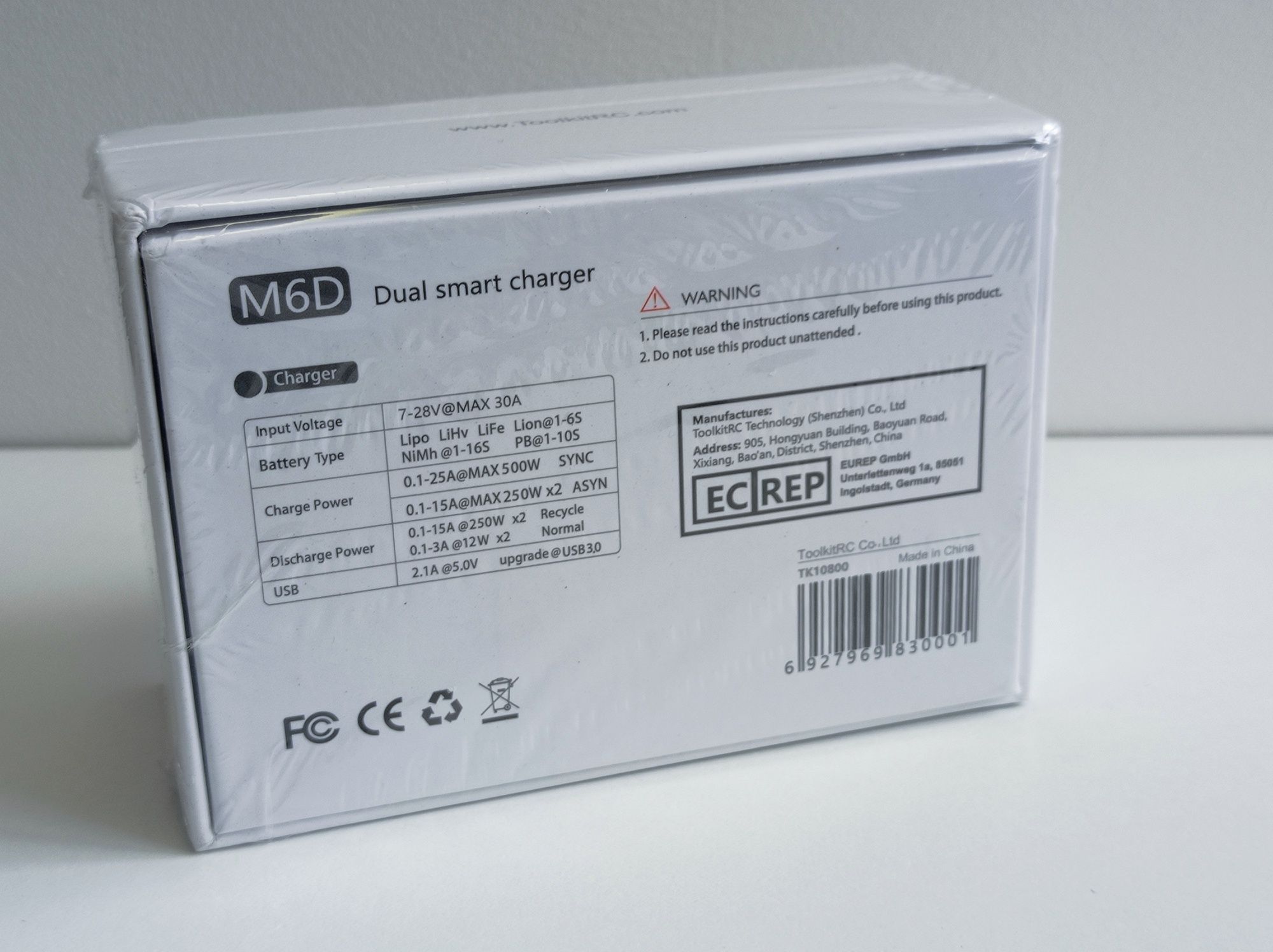 Продам зарядний пристрій ToolkitRC M6D Dual Smart Charger