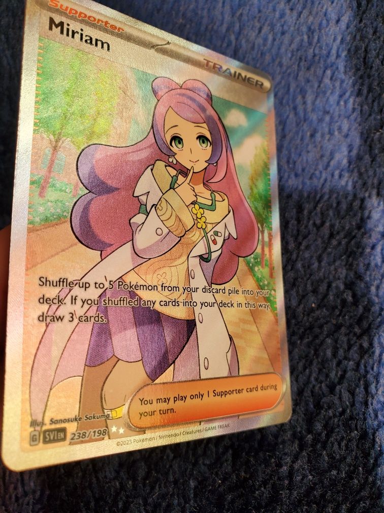 Karta Pokemon TCG Miriam 238/198 Nowa oryginalna