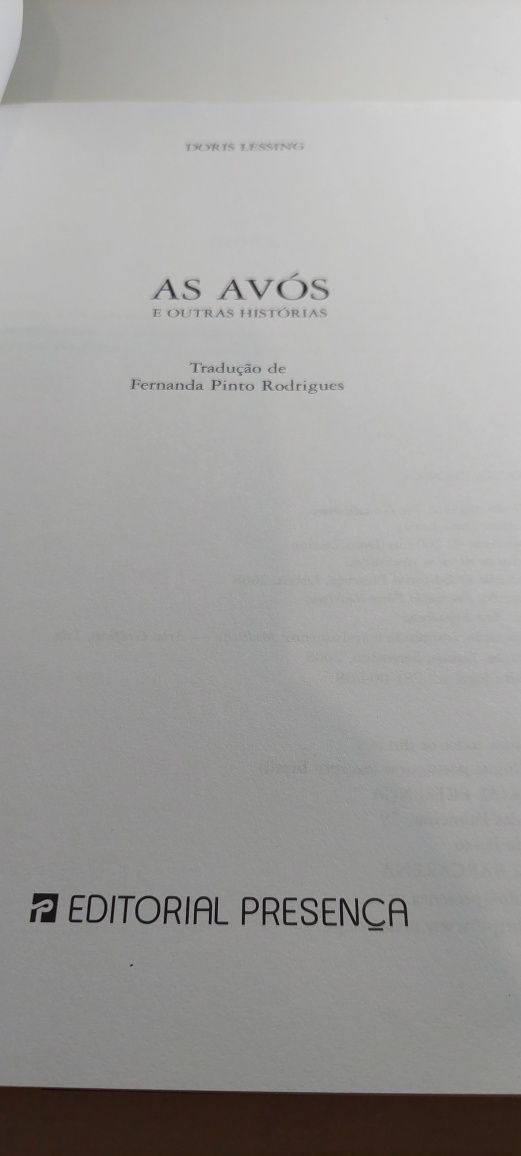 As Avós e Outras Histórias - Doris Lessing