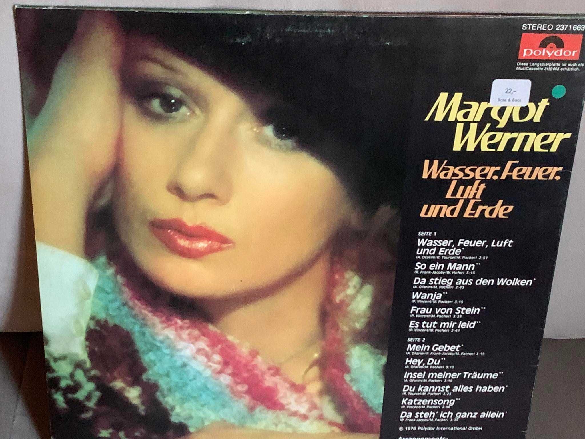 Margot Werner – Wasser Feuer Luft Und Erde - Winyl - VG+!