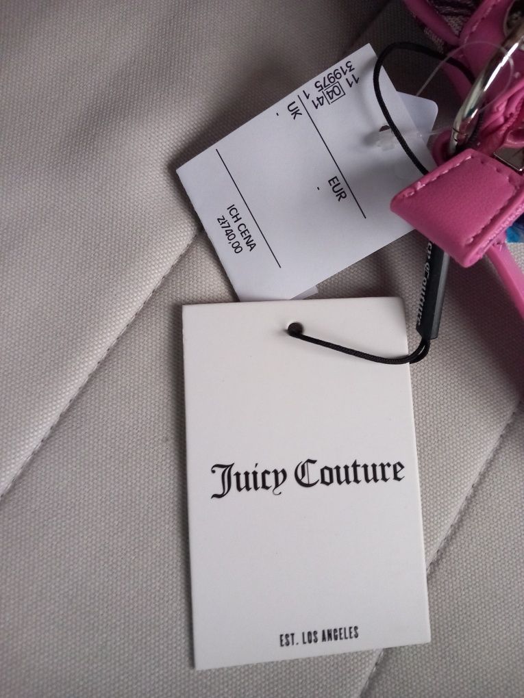 Juicy Couture mini torebka różowa