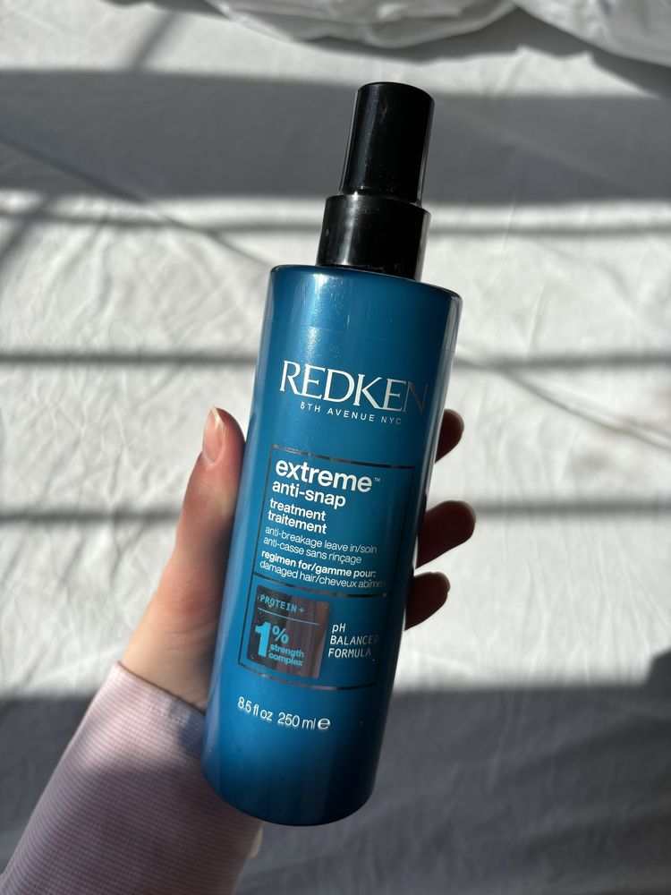 Розрівнюючий спрей-термозахист для волосся Redken Extreme Anti-snap